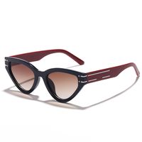 Hip-hop Ac Cat Eye Triangle Full Frame Women's Sunglasses sku image 8