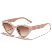 Hip-hop Ac Cat Eye Triangle Full Frame Women's Sunglasses sku image 5