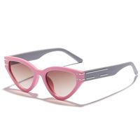Hip-hop Ac Cat Eye Triangle Full Frame Women's Sunglasses sku image 4