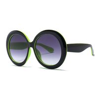 Mode Pc Runder Rahmen Ethnischer/nationaler Stil Vollbild Sonnenbrille Der Frauen sku image 4