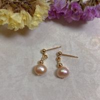 Simple Style Geometric Copper Plating Pearl Drop Earrings 1 Pair sku image 1