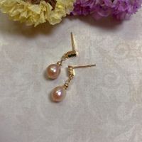 Simple Style Geometric Copper Plating Pearl Drop Earrings 1 Pair sku image 8