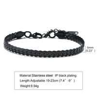Stainless Steel Simple Style Solid Color Bracelets sku image 3