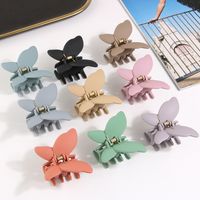 Simple Style Butterfly Abs Plastic Stoving Varnish Hair Claws 1 Piece main image 1