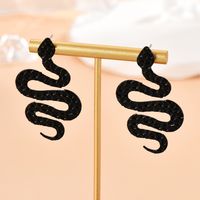 1 Pair Fashion Snake Plating Alloy Drop Earrings sku image 1