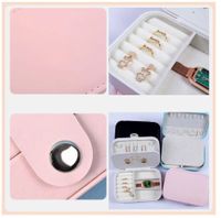 1 Piece Fashion Solid Color Pu Leather Jewelry Boxes main image 6