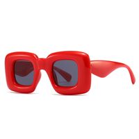 Fashion Solid Color Pc Square Full Frame Men's Sunglasses main image 4