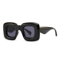 Moda Color Sólido Ordenador Personal Cuadrado Fotograma Completo Gafas De Sol Hombre sku image 7