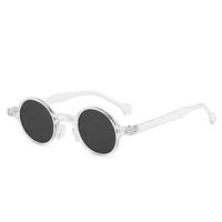 Fashion Solid Color Ac Round Frame Full Frame Men's Sunglasses sku image 2