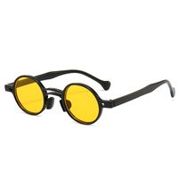 Fashion Solid Color Ac Round Frame Full Frame Men's Sunglasses sku image 5