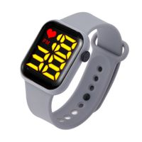 Sports Solid Color Jewelry Buckle Electronic Kids Watches sku image 11