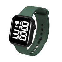 Sports Solid Color Jewelry Buckle Electronic Kids Watches sku image 6