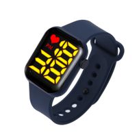 Sports Solid Color Jewelry Buckle Electronic Kids Watches sku image 15