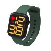 Sports Solid Color Jewelry Buckle Electronic Kids Watches sku image 14