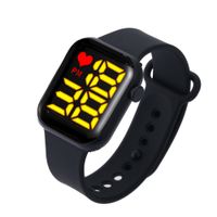 Sports Solid Color Jewelry Buckle Electronic Kids Watches sku image 9
