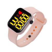 Sports Solid Color Jewelry Buckle Electronic Kids Watches sku image 12