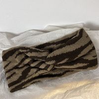 Fashion Stripe Knit Handmade Hair Band 1 Piece sku image 3