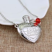 1 Piece Elegant Heart Shape Alloy Plating Unisex Pendant Necklace main image 4