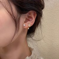 1 Pair Lady Geometric Alloy Plating Zircon Women's Drop Earrings Ear Studs sku image 11