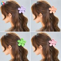 Femmes Mode Fleur Plastique Fait Main Griffes De Cheveux main image 2