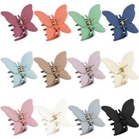 Fashion Butterfly Plastic Stoving Varnish Hair Claws 1 Piece main image 1