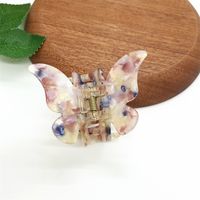 Retro Schmetterling Acetatplatten Handgemacht Haarkrallen 1 Stück sku image 5