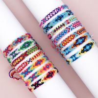 1 Piece Bohemian Totem Symbol Cotton Thread Irregular Tassel Unisex Bracelets main image 2