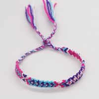 Bohemian Rhombus Cotton Thread Tassel Braid Unisex Bracelets sku image 4