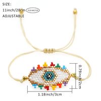 1 Piece Bohemian Eye Seed Bead Handmade Unisex Bracelets main image 5