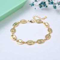 1 Piece Ethnic Style Colorful Pearl Soft Clay Copper Knitting Plating Gold Plated Women's Bracelets sku image 4