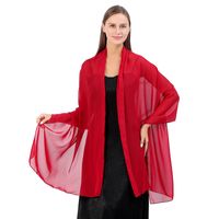 Women's Elegant Solid Color Polyester Shawls main image 5