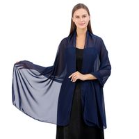 Women's Elegant Solid Color Polyester Shawls main image 4