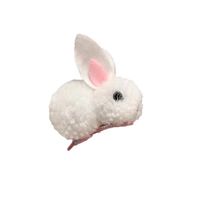 Süß Kaninchen Plüsch Handgemacht Haarklammer 1 Stück main image 4