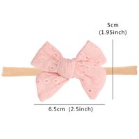Cute Bow Knot Cloth Flowers Lace Bowknot Hair Band 1 Piece main image 2