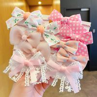 Korean Style Bow Knot Elastic Band Fruit Hair Tie sku image 1