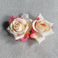 Fashion Flower Cloth Insert Comb 1 Piece sku image 4