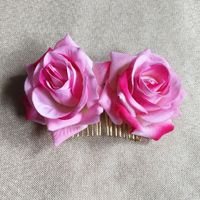 Fashion Flower Cloth Insert Comb 1 Piece sku image 5