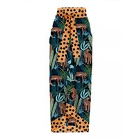 Frau Mode Leopard Polyester Ein Stück main image 3