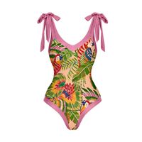 Women's Casual Bird Polyester One Pieces main image 5