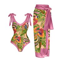 Women's Casual Bird Polyester One Pieces main image 6
