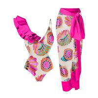 Women's Fashion Fruit Flower Polyester One Pieces main image 4