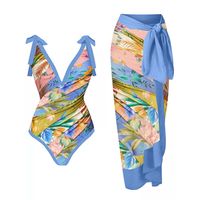 Women's Casual Printing Polyester One Pieces 1 Set main image 5