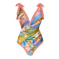 Women's Casual Printing Polyester One Pieces 1 Set main image 4