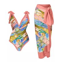 Women's Casual Printing Polyester One Pieces 1 Set main image 1