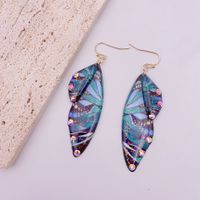 1 Pair Simple Style Wings Copper Epoxy Women's Drop Earrings sku image 41