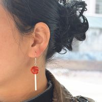 1 Pair Fashion Candy Metal Patchwork Women's Drop Earrings main image 4