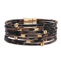 Retro Leopard Pu Leather Women's Bracelets sku image 9