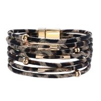 Retro Leopard Pu Leather Women's Bracelets sku image 8