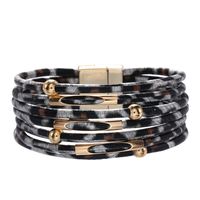 Retro Leopard Pu Leather Women's Bracelets sku image 7