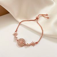 Glam Heart Shape Metal Plating Artificial Pearls Rhinestones Women's Bracelets main image 4